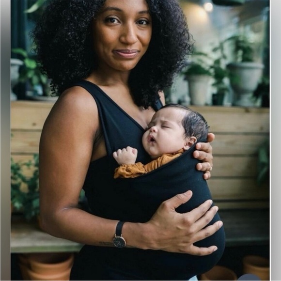 Lalabu Babywearing Sooth Shirt Tank Black size S - Picture 1 of 16